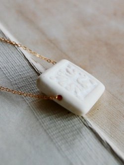 画像3: herbário　ネックレス white tile