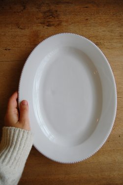 画像3: ENZA FASANO　オーバル皿・中 2024年製（31cm×23.5cm）