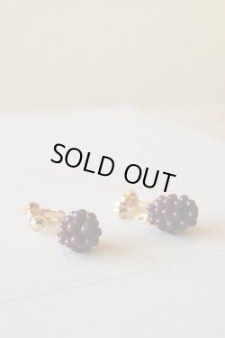 画像3: herbário　ぶどうのイヤリング（ピオーネ）【ピアスに変更可能】【一点限り】