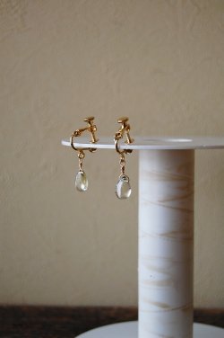 画像4: herbário【天然石】レモンクォーツのイヤリング【ピアスに変更可能】