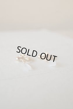 画像3: herbário【天然石・希少】ロイヤルブルームーンストーンのイヤリング【ピアスに変更可能】