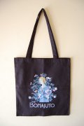 アンティカ・ドルチェリア・ボナイユート　トートバッグ　黒 flowers