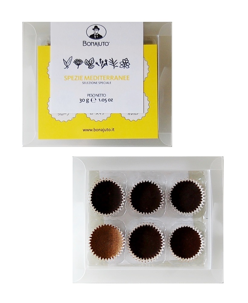 アンティカ・ドルチェリア・ボナイユート　6種のスパイスチョコレート(6粒)