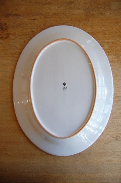 画像4: ENZA FASANO オーバル皿・大 2021年製(37cm×28cm) (4)