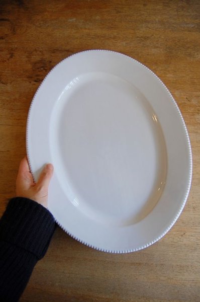 画像3: ENZA FASANO オーバル皿・大 2021年製(37cm×28cm) (3)