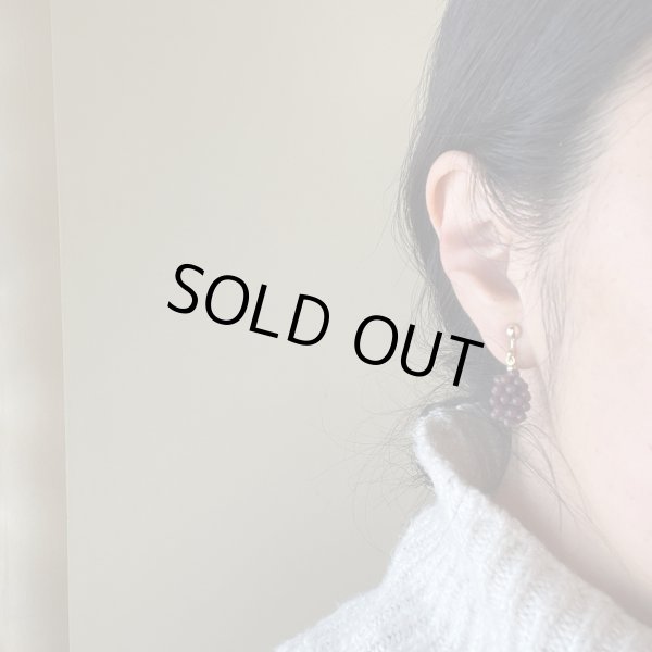 画像4: herbário　ぶどうのイヤリング（ピオーネ）【ピアスに変更可能】【一点限り】 (4)