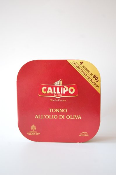 画像3: カッリポ社　トンノ（ツナ）オリーブオイル漬け　4缶パック（80ｇ×4缶） (3)